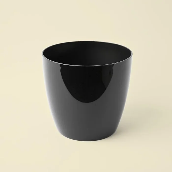 Brussels Diamond Round 18Cm Metallic Black