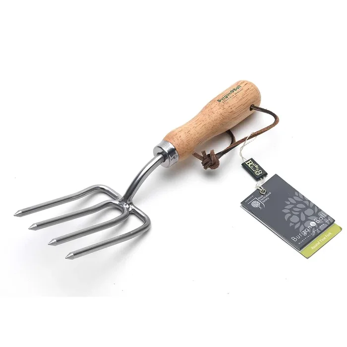 Burgon & Ball Round Tine Garden Hand Fork