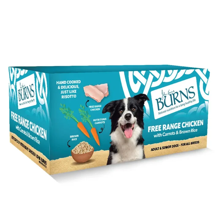 Burns Dog Tray Adult Chicken 8x395g