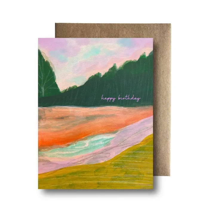 Card MRHD – HBD Lavender Sky