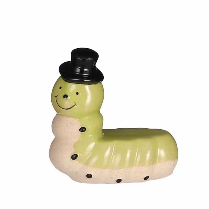 Caterpillar with Top Hat Pot Foot