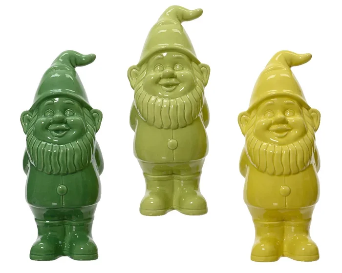 Ceramic Garden Flower Gnome Modern – 25cm