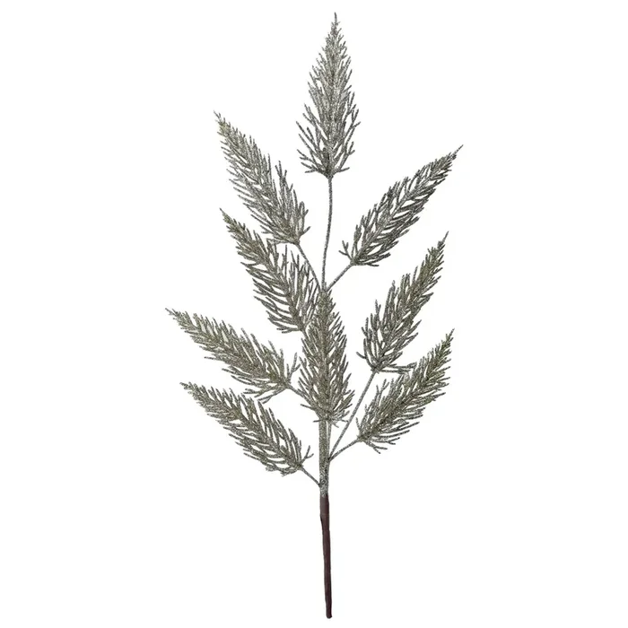 Champagne Glitter Fir Spray – 52cm