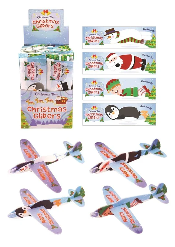 Christmas Airplane Glider – 17cm
