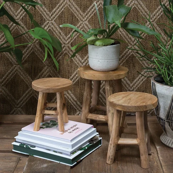 Coble Stand 7.75×10.5h, Teak