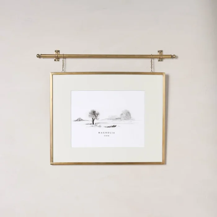 Colleen Brass Rail Picture Frame