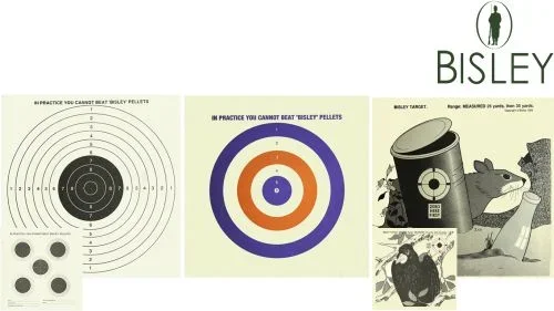Coloured Targets Pack 25 6 3/4″