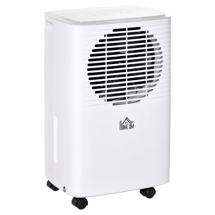 Compact Dehumidifier with Digital Humidity Monitor – Dual-Speed, Auto-Drain Function, and Timer – Ideal for Bedroom and Living Room Comfort