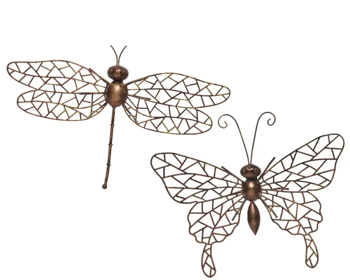 Copper Metal Insect Wall Decoration
