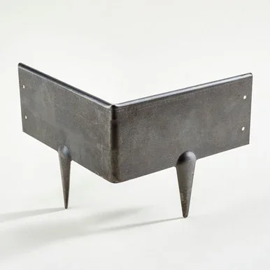 Cor-Ten Steel Lawn Corners (Set of 2)