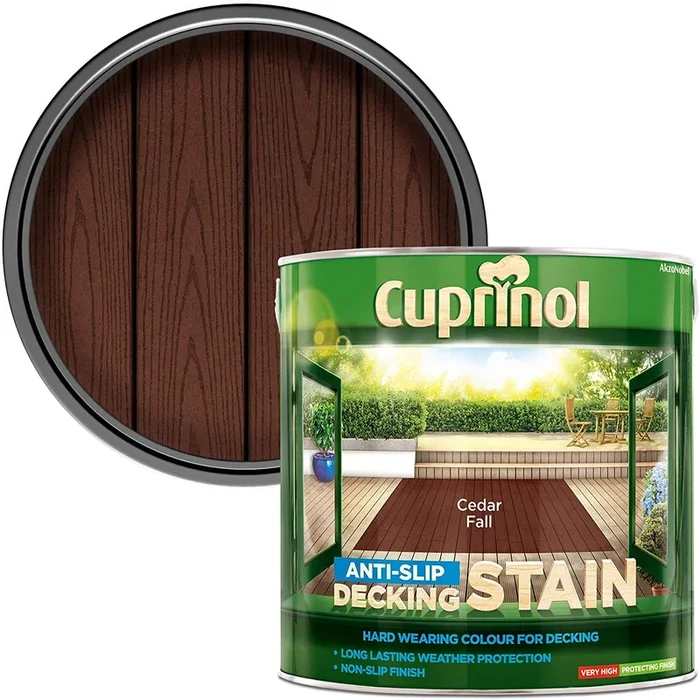 Cuprinol Anti Slip Decking Stain – Cedar Fall 2.5L