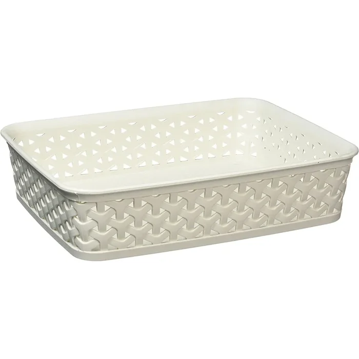 Curver Rattan Storage Basket A5 – Cream