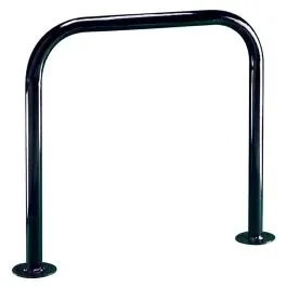 Cycle Rack – hoop style, bolt-down, black finish