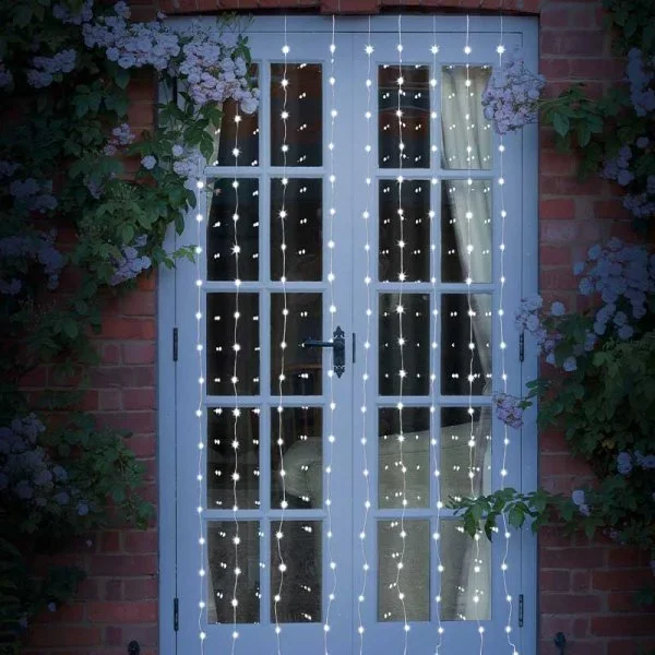Decor Cool White Party Curtain LED Lights
