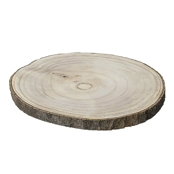 Decoris Wooden Plate (17cm)