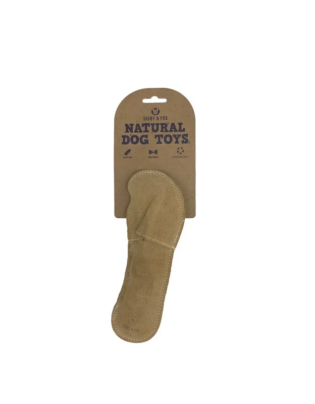 Digby & Fox Leather Slipper Toy