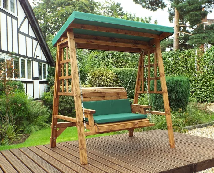 Dorset 2 Seat Swing Green