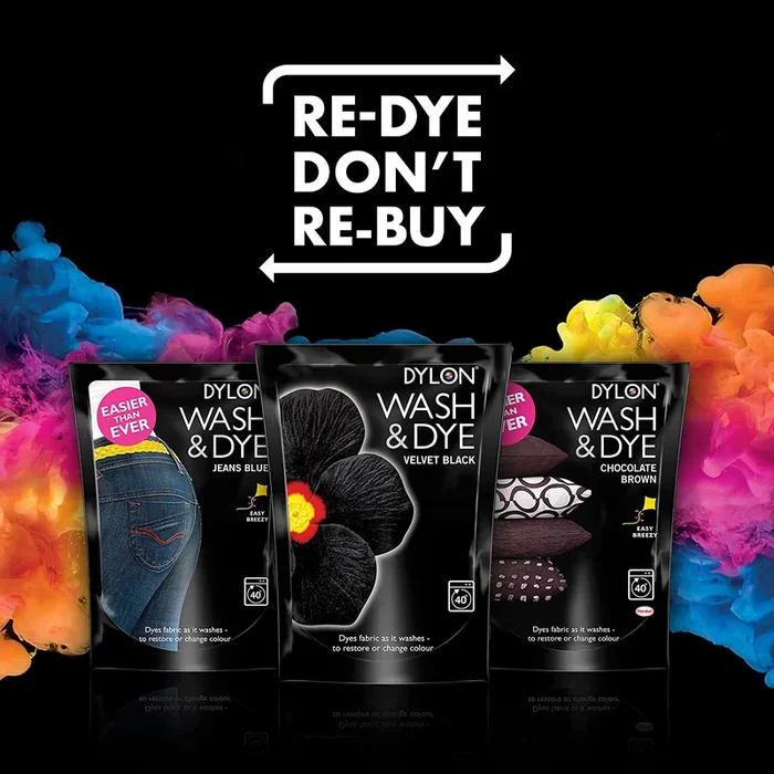DYLON Fabric Dye -Wash & Dye 400g