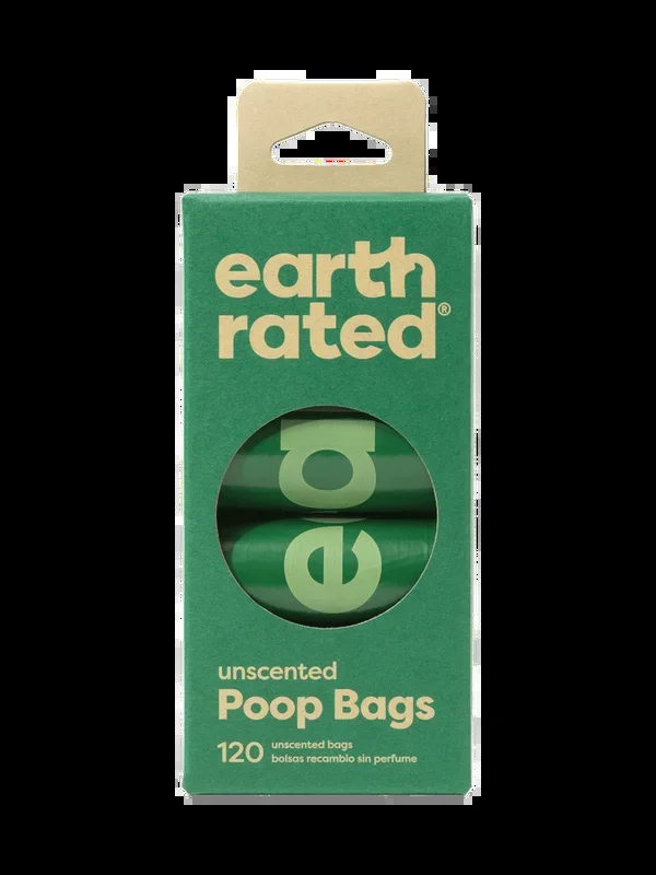 Earth Rated Unscented Poop Bags – 120pk