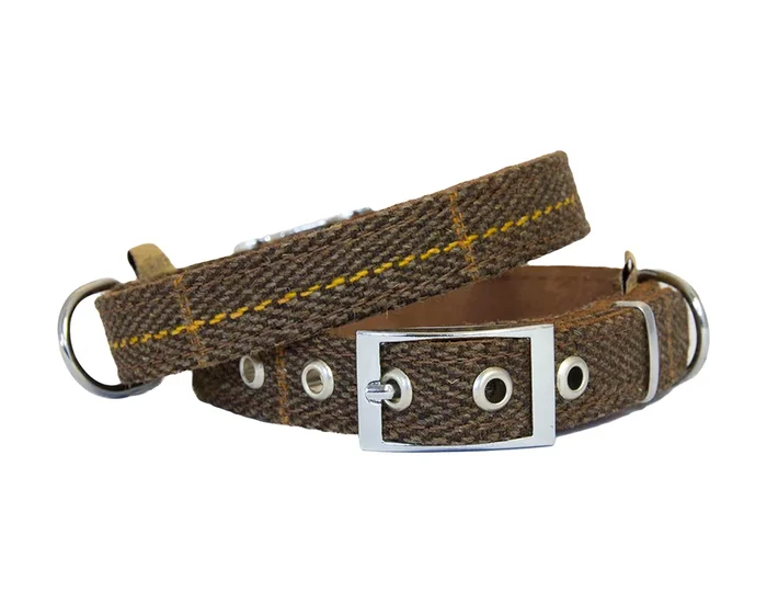 Earthbound Traditional Tweed Collar Brown