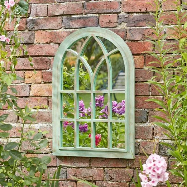 Eden Home & Garden Mirror – Verdigris