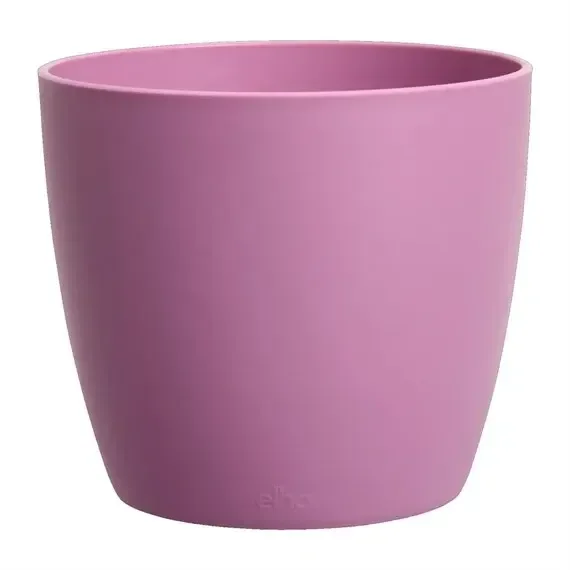 Elho Brussels Round Mini 12.5cm Plant Pot Vivid Violet (5641121325500)