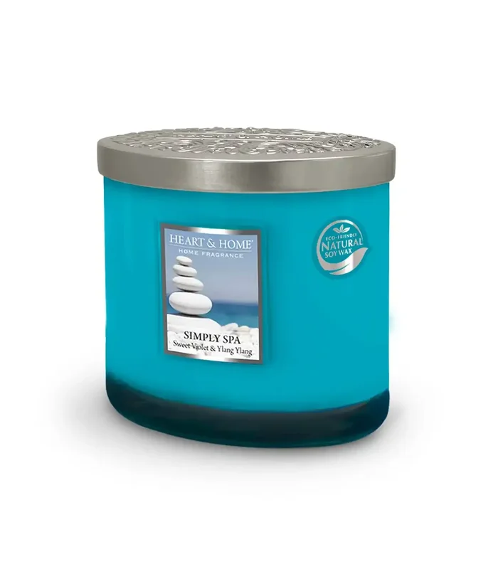 Ellipse Twin Wick Jar Simply Spa