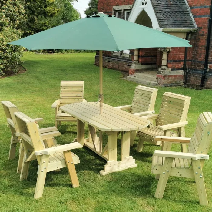 Ergo 6 Seat Table Set 6Xc
