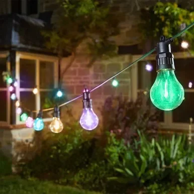 Eureka Safe Low Voltage Lighting Decor Festoon Lights Multi coloured Set of 20