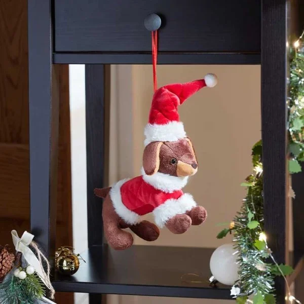 Festive Donovan the Dachshund – Pendant Hanging Decoration 18cm