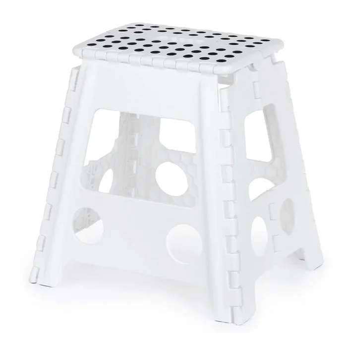 Foldable Step Stool – White