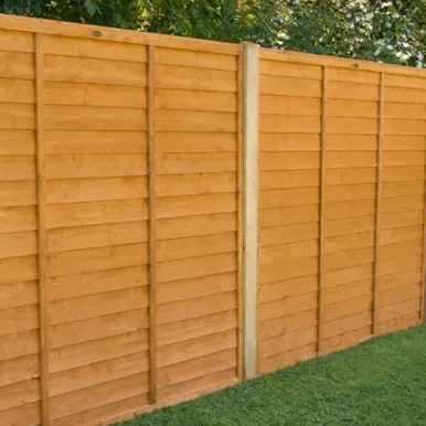 Forest Garden 6ft x 6ft (1.83m x 1.83m) Dipped Treated Trade Lap Fence Panel – Pack of 3