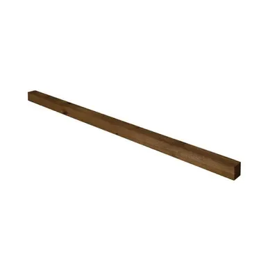 Forest Garden Brown Incised Fence Post 6ft – 180 x 7.5 x 7.5cm – Pack of 6