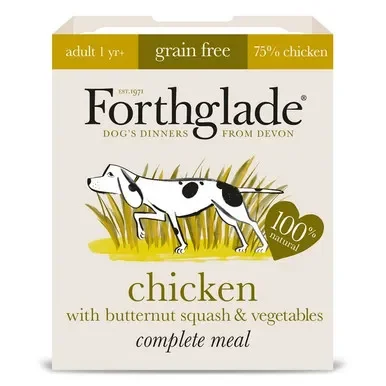 Forthglade Complete Meal Adult Chicken with Butternut Squash & Veg GRAIN FREE