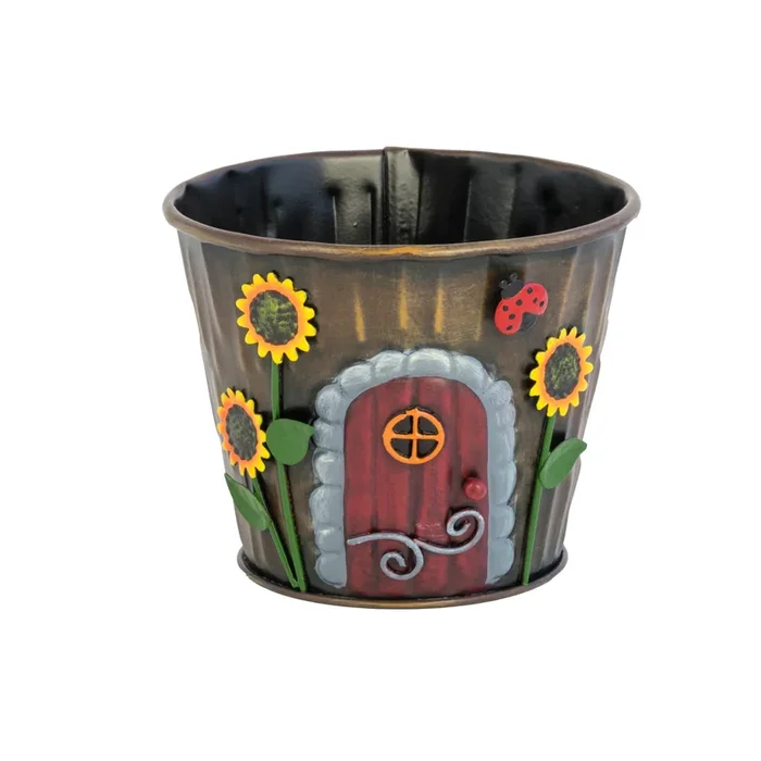 Fountasia Fairy House Sunflower Plant Pot 10cm