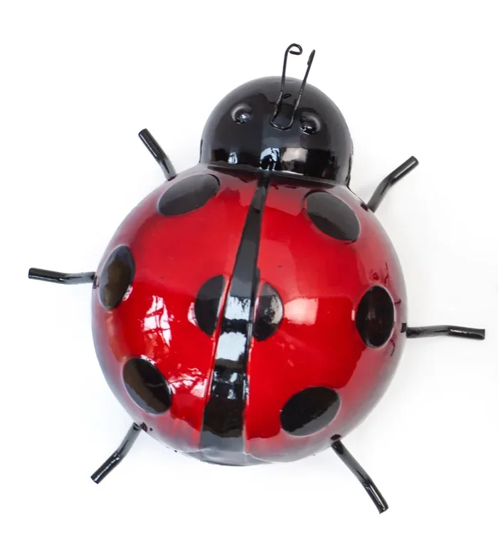 Fountasia Large Red Ladybird Wall Art Decoration