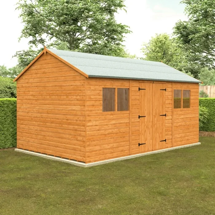 GardenArch 16×10 Workman Apex Wooden Shed