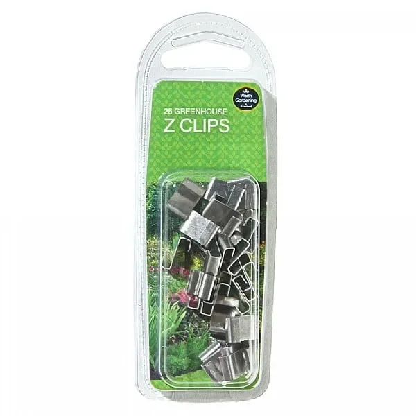 Garland Greenhouse Z Clips – 25 Pack