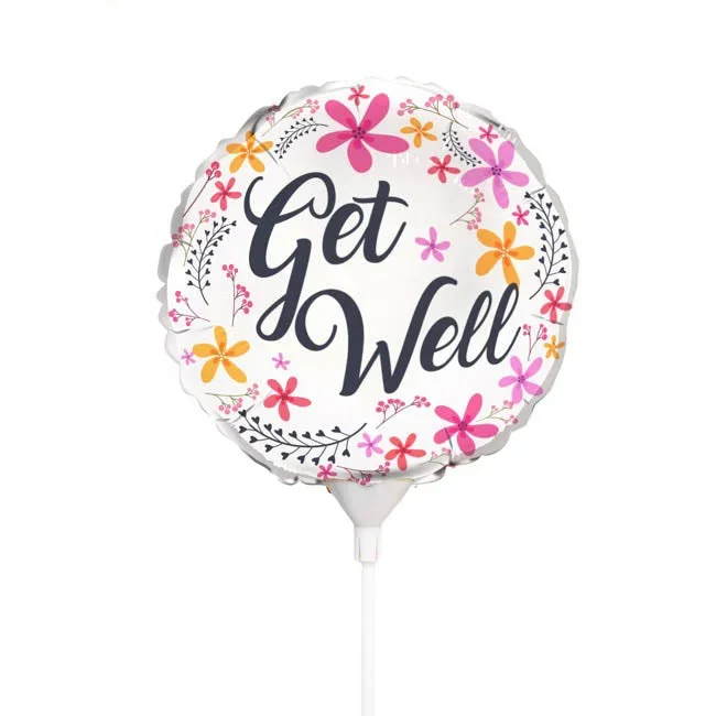 Get Well – Foil Balloon 9″ (22.5cmD)