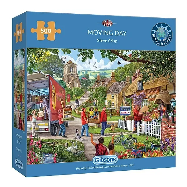 Gibsons Moving Day 500 Piece Jigsaw Puzzle