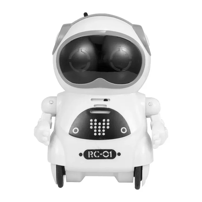 GOOLSKY 939A RC Pocket Robot – Interactive Talking, Dialogue Voice Recognition, Recording, Singing, Dancing, Story Telling – Fun Miniature Toy for Entertaining Children