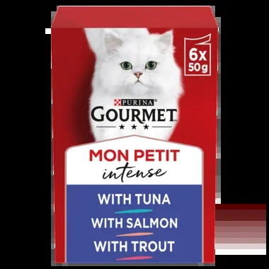Gourmet Mon Petit Fish 6x50g Cat Food