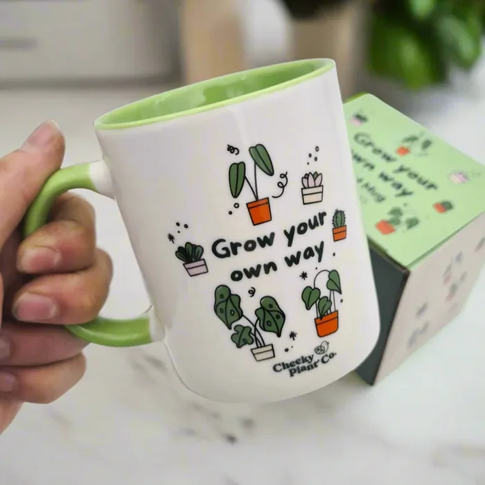 Grow Your Own Way – Plant Mug – Cheeky Plant Co.
