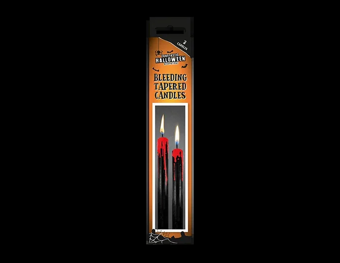 Halloween Bleeding Tapered Candles – Pack of 2