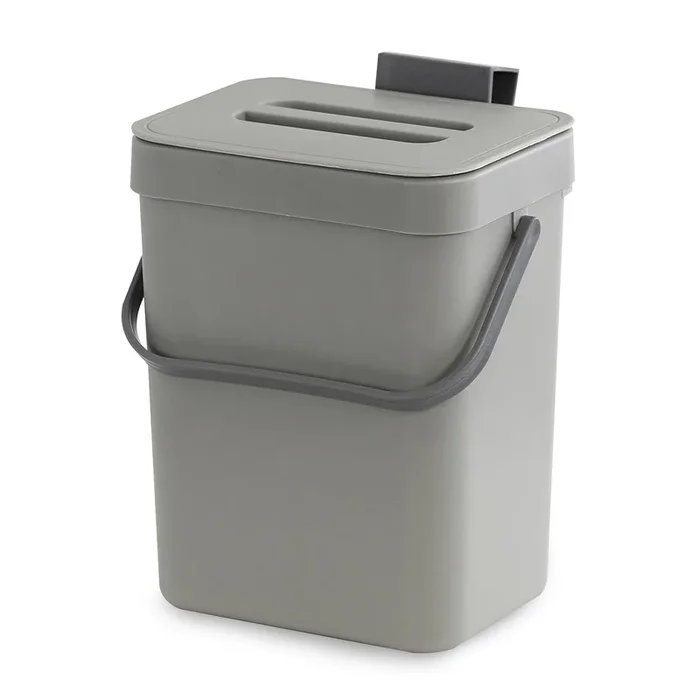 Hanging Kitchen Waste Bin with Lid 3L