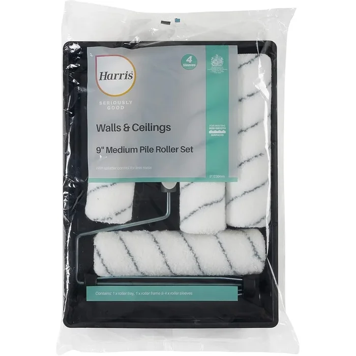 Harris Seriously Good Walls & Ceilings 9″ Medium Pile Roller Set