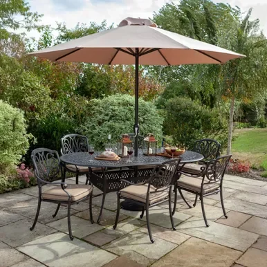 Hartman Amalfi 6 Seat Oval Dining Set