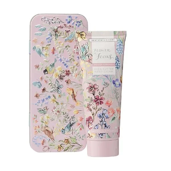 Heathcote & Ivory Flower Of Focus Hand Cream in Tin (100ml)