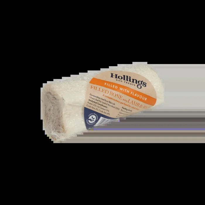 Hollings Filled Bone Lamb & Rice 190g