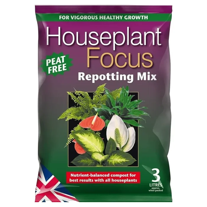 Houseplant Focus – Growth Technology Potting Mix – Peat-Free Professional Grade